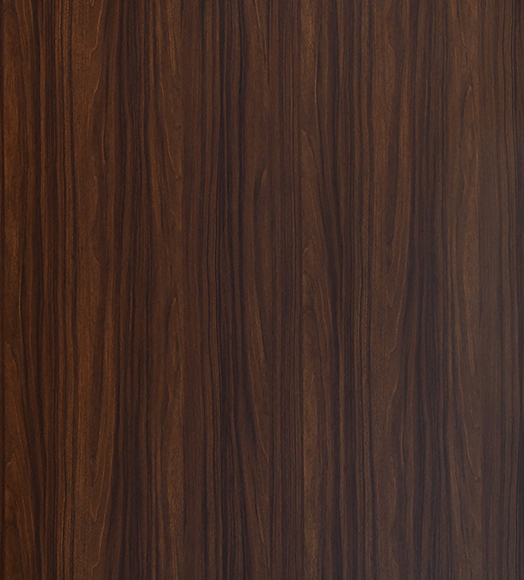 Noce Walnut Dark with Suede Finish Melamine Faced Chipboard (MFC)